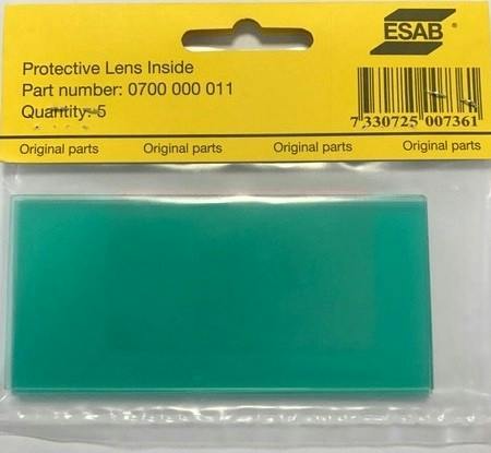 ESAB 0700000010 Lentille Extérieure Incurvée En Polycarbonate Pour Casques Warrior, Eyetech Et Aristo (Lot De 10)