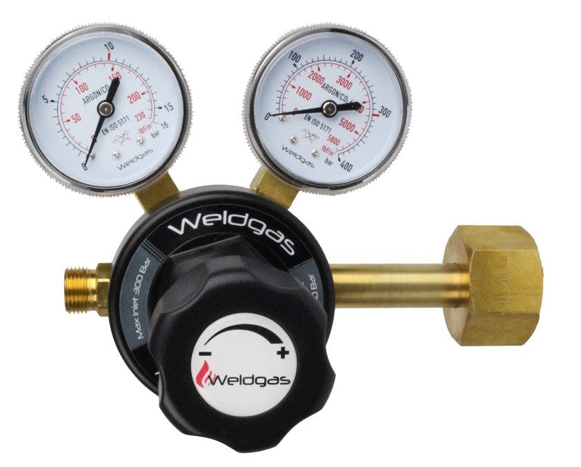 Weldgas Argon Single Stage 2 Gauge Nevoc Regulator-Side Entry | Foster ...