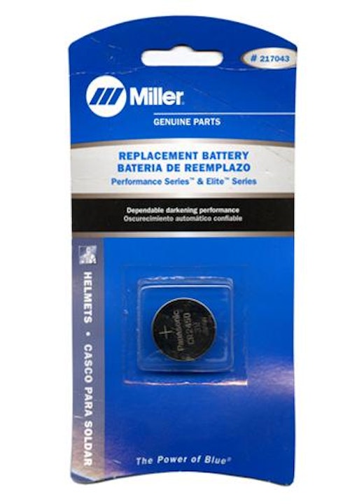Miller Elite Welding Helmet Battery 217043
