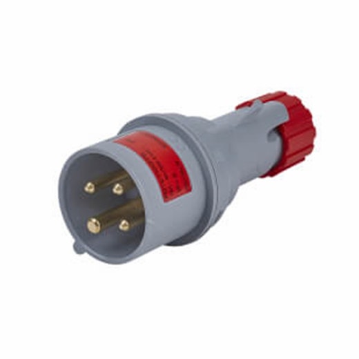 415 Volt 16 Amp Red 3 Pin & Earth Plug
