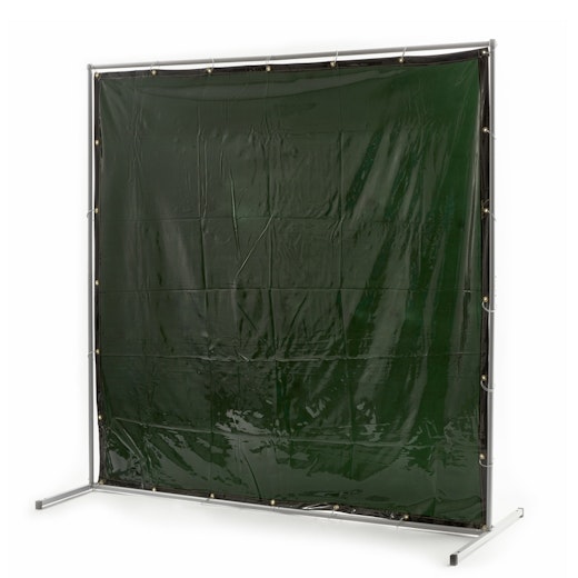 Green Lo-vis Welding Curtain 6 X 8'