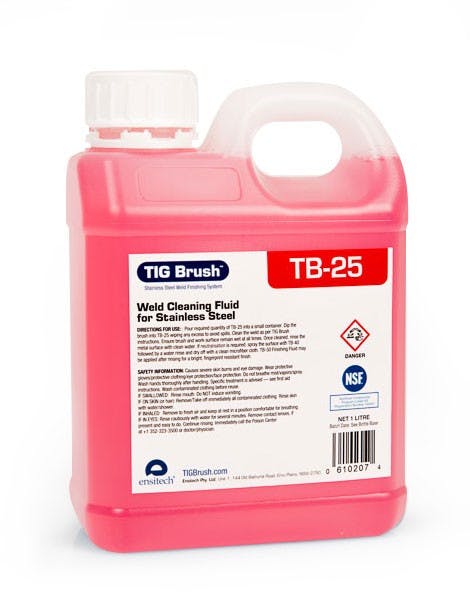 TIG Brush TB25 Weld Clean & Polishing Fluid (5L) Foster Industrial