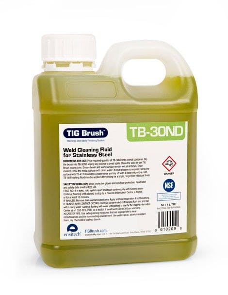 TIG Brush TB30ND Weld Cleaning Fluid (5 litre) Foster Industrial